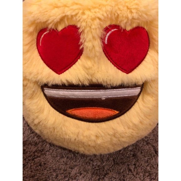 Yellow Emoji Bank ~ Heart Eyes Soft Plush Bank - Piggybank - Picture 2 of 9
